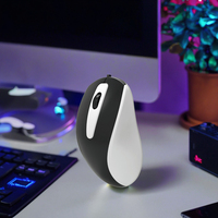 Souris professionnelle USB filaire pour jeux, rétroéclairage RGB, suivi optique, 1600 DPI, 6 boutons, design ergonomique, en stock pour ordinateur de bureau/ordinateur portable