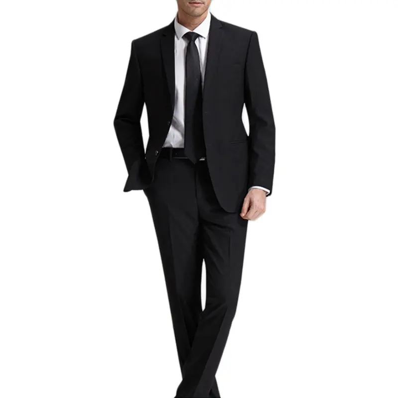 high quality wholesale Custom black classic business gentleman formal jacket wedding dress man suit
