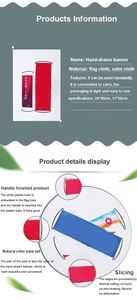 ป้ายเชียร์แบบม้วนเก็บได้ โพลีเอสเตอร์ ราคาถูก สำหรับโปรโมชั่นขายส่ง ลดราคาใหม่ - Product Image 4