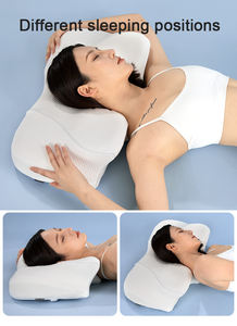 कस्टम ऑर्थोपेडिक जेल मेमोरी फोम बिस्तर तकिया 200tc शीतलन समुद्री पैटर्न आधुनिक वेज शैली ज्यामितीय कपड़े गर्दन समर्थन के साथ आधुनिक वेज शैली - Product Image 3