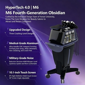 Professional Dermabrasion Facial <b>Machine</b> 6-in-1 Vacuum Commercial Use US Compatible 14 Handles Touch Screen Acne Treatment Skin - Product Image 3