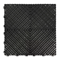 Carreaux de sol de garage en PVC robuste avec installation par clic Revêtement de sol automobile résistant à l'usure pour villas et ateliers