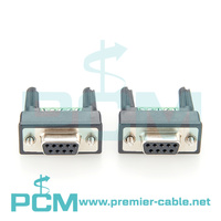 Adaptador MINI DB9F a TB DB9 Hembra a Bloque de Terminales Compatible con MOXA UPort NPort, Convertidor RS485 RS422 DB9, Terminal de Tornillo DB9