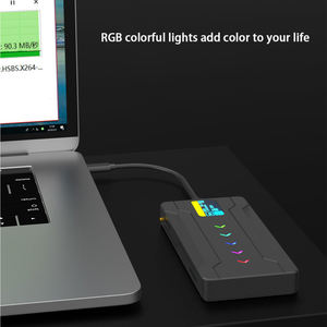 Новое поступление, алюминиевый корпус M.<span class=keywords><strong>2</strong></span> NVME SSD 10 Гбит/с USB C USB3.1, смарт-экран, жесткий диск - Product Image 4