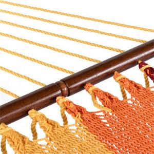 Amaca pieghevole in legno di Caraibi di grandi dimensioni in corda di poliestere 100% - Product Image 6