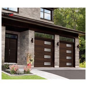 Vente en gros en usine <span class=keywords><strong>Porte</strong></span> de <span class=keywords><strong>garage</strong></span> <span class=keywords><strong>sectionnelle</strong></span> automatique étanche résidentielle de qualité pour villa Matériau en acier - Product Image 4