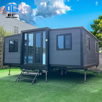 Grande maison en conteneur extensible, 3 chambres à coucher, cabine modulaire pliable de 40 pieds, idéale pour Airbnb ou bureau à domicile