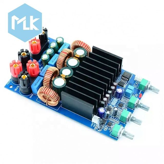 MLK TAS5630 2.1 Audio Amplifier Board 2X150W+300W Digital 2.1 Channel Class D High Power Amplifier Board for Home Theater