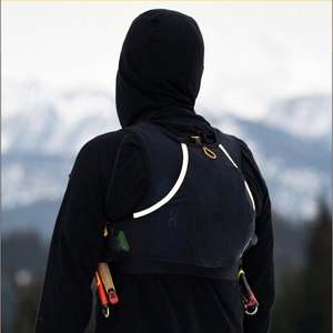 Reflective <b>Running</b> Sports Backpack Vest Outdoor Cell Phone Holder <b>Running</b> Vest <b>with</b> Bottle Holder for Runner - Product Image 2