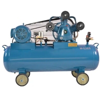CHIC 0.36 /8 4Hp 3.0kw 8Bar Segments de Piston Courroie Compresseur d'air d'occasion lubrifié mécaniquement pour un usage domestique 10 Bar Pression de travail