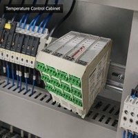 Controlador PID Ydkz de 12 Canales con Alarma de Rotura de Sensor, Termopar Pt100, RS485 Modbus Ethernet TCP, Riel DIN de 35 mm, Módulo DC24V
