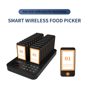 JT-P30ワイヤレスキューコールシステムスクエア20ポケットベルレストランピックアップ病院/クリニックコールシステムテーブルブザーカフェアプリケーション - Product Image 2