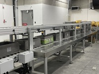 Sistema de Transporte Modular de Rodillos Serie GTL01, Línea de Transporte de Palés con Capacidad de 10-500 kg/m, Rodillos por Gravedad Motorizados para Almacén