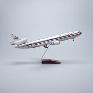 Modelo de Avión de Metal Fundido a Presión MD11 de American Airlines, 47 cm, Regalo Empresarial, Modelo de Avión ABS de <span class=keywords><strong>Airbus</strong></span> MD11 - Product Image 3