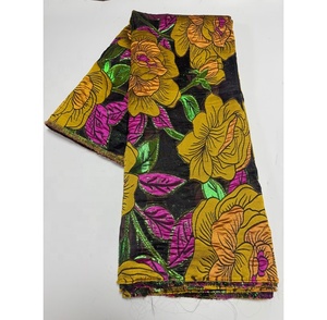 Gran Oferta: Última Colección al Por Mayor de Tela de Organza Bordada con Brocado Jacquard y Encaje para Fiestas de Mujeres Nigerianas (por Yardas) - Product Image 4