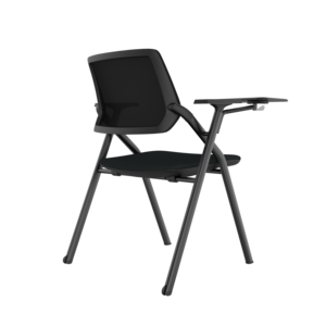 Chaise de formation ergonomique moderne avec <span class=keywords><strong>tablette</strong></span> d'écriture pivotante, chaise de bureau pliable en maille avec accoudoirs pour étudiants, salles de classe et salles de réunion - Product Image 4
