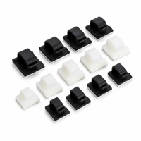 Attaches-câbles autocollants en nylon, supports de fils, pinces de fixation, organisateurs de cordons pour la gestion des câbles