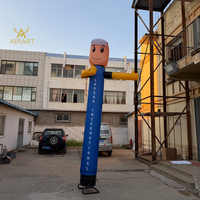 Mannequin publicitaire gonflable personnalisé pour la réparation automobile, idéal pour les activités commerciales et les événements de magasins de pneus
