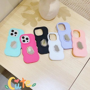 Kim Cương Gương Chủ Điện Thoại Trường Hợp Đối Với Inifnix Tecno Itel Redmi Cover Quay Lại Cho Cô Gái Với Chủ Gương Tia lửa Đi <span class=keywords><strong>Oppo</strong></span> - Product Image 5