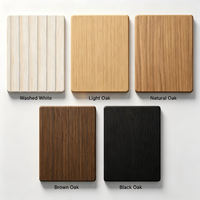 Lemari Bufet Kayu Oak Beralur Modern OAKEN, Meja Ruang Makan, Kredenza Ruang Tamu, Lemari Penyimpanan, Perabot Rumah