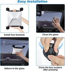 Soporte de ventosa para Starlink Mini, para ventana delantera, trasera o techo solar, kit universal de montaje en techo para vehículos recreativos, barcos y viajes por carretera - Product Image 3