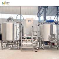 Équipement de brassage de bière de Restaurant en acier inoxydable 15BBL SUS304