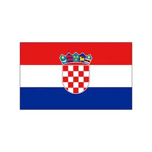 Bandera de Croacia, Bandera de 150x90cm, venta al por mayor de fábrica