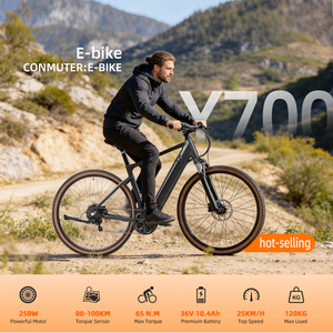 Bicicleta Eléctrica Asistida por Energía Eléctrica para Adultos, para Desplazamientos y Ejercicio, con Batería de Larga Duración - Product Image 2