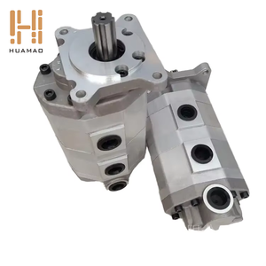 Eje estriado de aluminio ligero al por mayor, bomba hidráulica doble, piezas de repuesto hidráulicas para tractor y minicargadora - Product Image 1