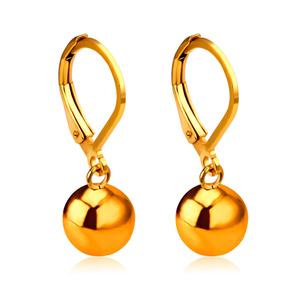 Boucles d'oreilles créoles élégantes en acier inoxydable plaqué or 18 carats, bijoux imperméables tendance motif ours, vente en gros 2023 - Product Image 2