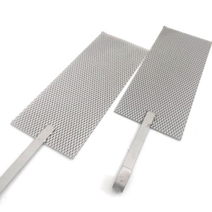 Electrodo de titanio recubierto de platino Malla de placa Gr1 Gr2 de titanio puro para electrólisis Servicios de soldadura de corte personalizado incluidos - Product Image 1