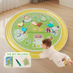 Enfant en bas âge sensoriel <span class=keywords><strong>d</strong></span>éveloppement PVC jouer coussin canard dessin animé gonflable bébé <span class=keywords><strong>tapis</strong></span> <span class=keywords><strong>d</strong></span>'<span class=keywords><strong>eau</strong></span> ventre temps activité <span class=keywords><strong>tapis</strong></span> <span class=keywords><strong>d</strong></span>'<span class=keywords><strong>eau</strong></span> pour bébés - Product Image 1