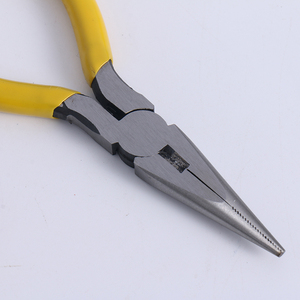 คีมจมูกยาวขนาดเล็ก5นิ้วคีมบีบมือ DIY สำหรับใช้ในบ้านคีมปลายแหลมแบบไม่ลื่น - Product Image 5
