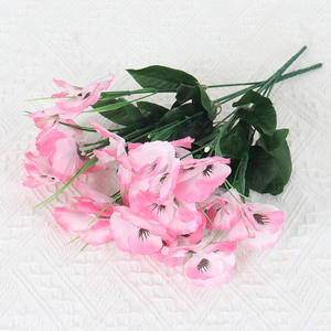 ดอกเดซี่ประดิษฐ์5กิ่งดอก10ดอกมัดด้วยดอกเดซี่ประดิษฐ์ต้นแพรซี่เทียม - Product Image 5