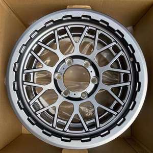 Disque profond concave personnalisé tout-terrain de 17 pouces pour <span class=keywords><strong>Toyota</strong></span> dominatrice de roues de voiture de tourisme forgées SUV matériau aluminium en stock - Product Image 2