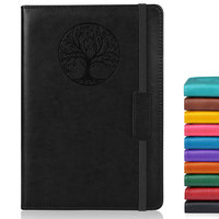 Cuaderno Minimalista Vintage A5 al por Mayor con Correa Elástica, Diario de Oficina, Portátil, para Escritura Diaria