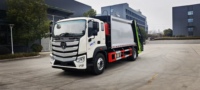 Camion à ordures compacteuses FOTON 4x2 avec benne de 15 m³ équipé d'un moteur WeiChai 240 CV