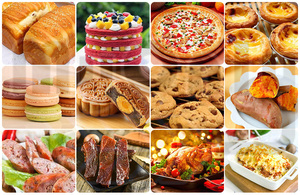 Chuyên Nghiệp Thương Mại Công Nghiệp Bánh Thiết Bị Điện Và Gas Sàn Lò Nướng Bánh Pizza Cho Bánh Pizza Bánh Mì Bánh Nướng Trong Nhà Hàng - Product Image 6