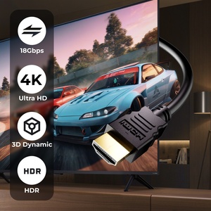 Câble <span class=keywords><strong>HDMI</strong></span> vers <span class=keywords><strong>HDMI</strong></span> haute vitesse 4K 60Hz mâle-mâle, <span class=keywords><strong>cordon</strong></span> HDTV compatible avec les jeux, les projecteurs vidéo et les moniteurs, 1M 2M 3M <span class=keywords><strong>5M</strong></span> - Product Image 2