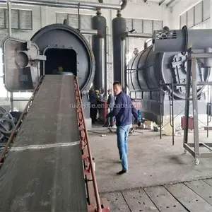 2 jaar Garantie gebruikt band pyrolyse olie machine plant/gebruikt band pyrolyse olie apparatuur met Q345R staal materiaal