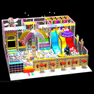 Parque Infantil Interior Lleno de Aventuras con Barras de Agarraderas, Castillo Inflable y Caja de Arena para Uso Doméstico, Escolar o Comercial, con Temática y Colores Personalizables - Product Image 6