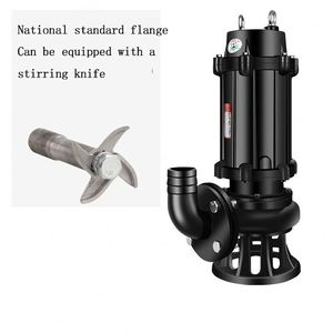 High Flow and High Head 10-30Hp Cast Iron High Flow Heavy Duty <b>Submersible</b> Sewage <b>Pump</b> - Product Image 2