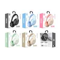 Casque Bluetooth sans fil supra-auriculaire au design minimaliste, avec basses profondes et double mode, idéal pour les voyages et le sport