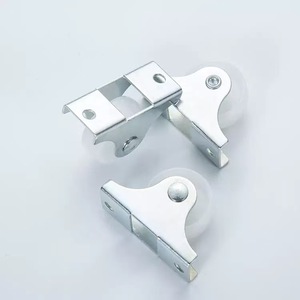 Fixed Caster White <b>Plastic</b> 1 Inch Plate Mount Easy Installation Furniture Accessories - Product Image 3