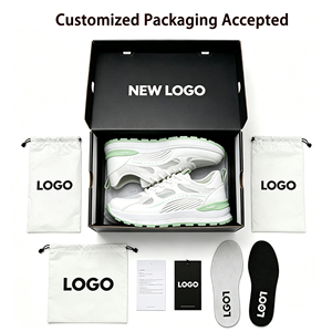 Chaussures de skate tendance unisexes pour filles, logo personnalisé blanc et vert, style décontracté, confortables, légères, <span class=keywords><strong>baskets</strong></span> de rue - Product Image 6