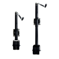 OEM ODM Roues doubles 6 "Roue jockey de remorque Capacité de 1500lbs/680KG Cric de langue de remorque Roue jockey de remorque pivotante pour jet ski