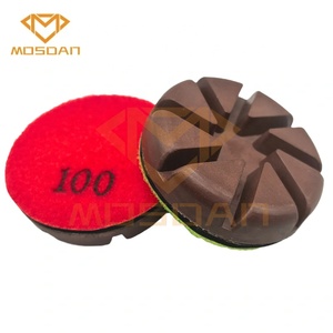 <strong>3</strong> Inch 80mm Spiral Hybrid Copper Bond Transitional Polishing Pucks for Concrete Floor - Product Image 5