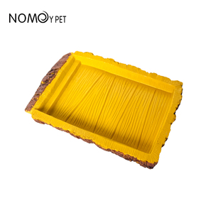 NOMOYPET-plato de alimentación de tortuga para mascotas, tazón de <span class=keywords><strong>comida</strong></span> de resina, plato para tortugas, venta al <span class=keywords><strong>por</strong></span> mayor - Product Image 3