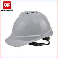 Casque de sécurité industriel léger 9F 6 Point Glow ABS avec haute résistance aux chocs, norme GB2811-2019, option de logo personnalisé