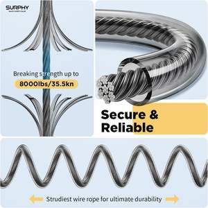 Cordon de téléphone antivol étanche avec logo personnalisé, porte-clés en fil d'acier robuste, conception rétractable pour cadeaux promotionnels et escalade - Product Image 5